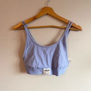 Aerie Bralette Sports Bra Periwinkle Blue